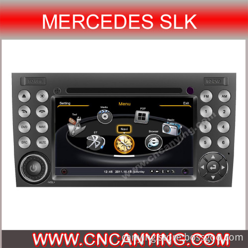 Special Car DVD Player for Mercedes Slk with GPS, Bluetooth. with A8 Chipset Dual Core 1080P V-20 Disc WiFi 3G Internet (CY-C096)